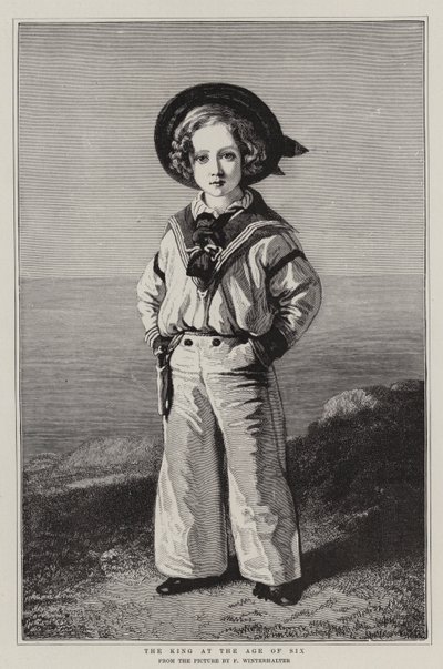 Kongen i en alder af seks af Franz Xaver Winterhalter