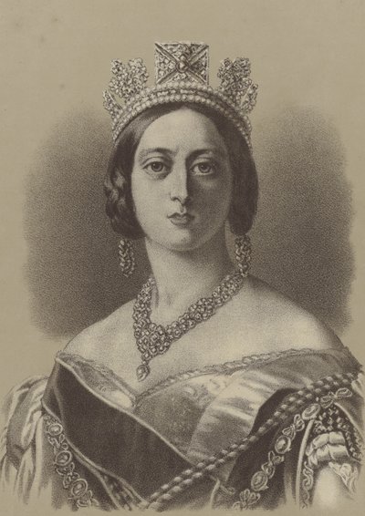 Dronning Victoria af Franz Xaver after Winterhalter