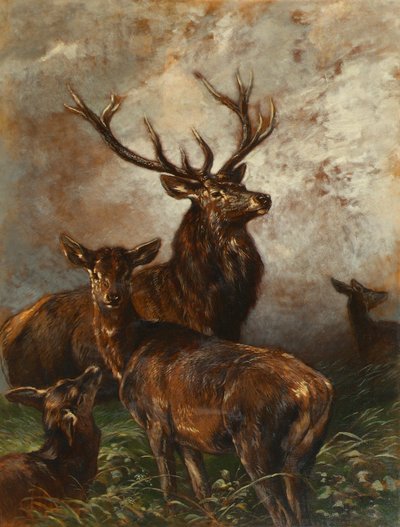 Hjorte og hinder af Franz Xaver von Pausinger