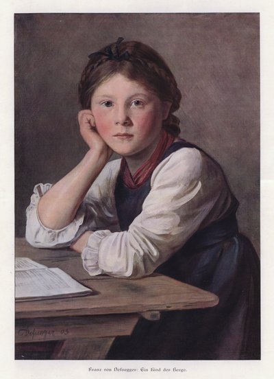 Et barn af bjergene af Franz von Defregger