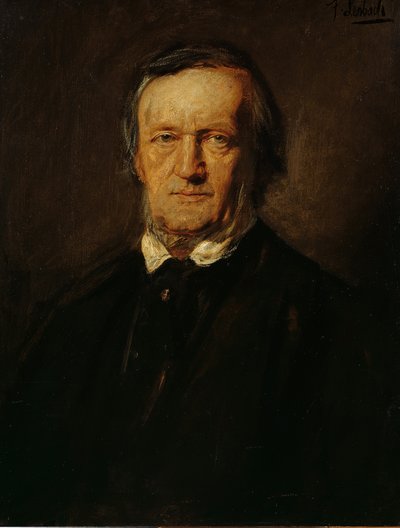 Portræt af Richard Wagner af Franz von Lenbach