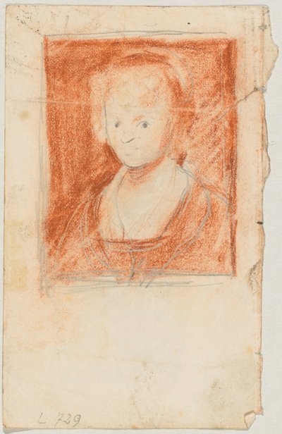 Brustbild eines jungen Mädchens; vermutlich nach Rubens af Franz von Lenbach