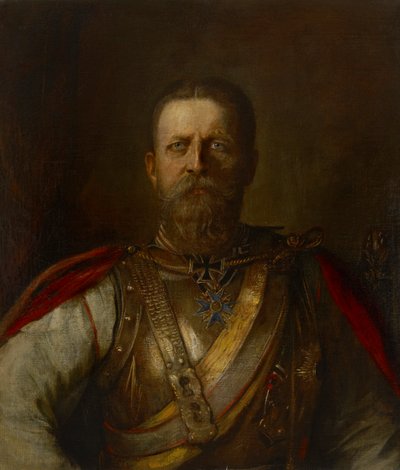 Kronprins Frederik Vilhelm, senere Frederik III, tysk kejser og konge af Preussen af Franz von Lenbach