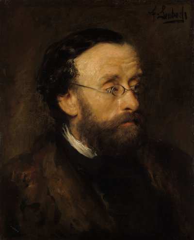 Landskabsmaleren Eduard Schleich af Franz von Lenbach