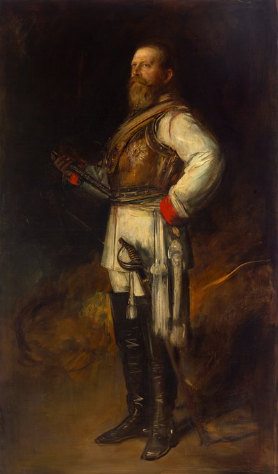 Friedrich Wilhelm, kronprins af Preussen, som Frederik 3., tysk kejser af Franz von Lenbach