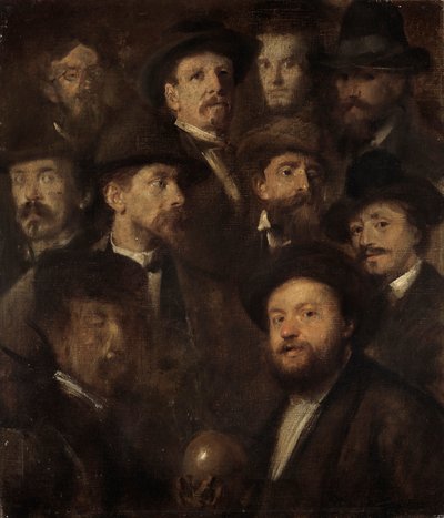 Kegleselskabet – Ti kunstnerportrætter af Franz von Lenbach