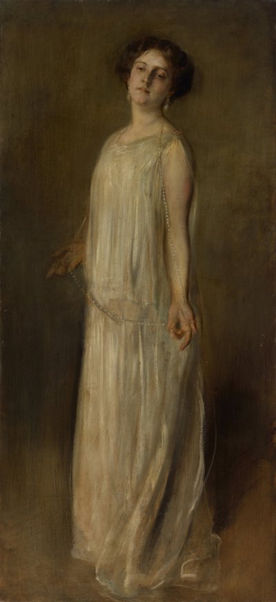 Luise kronprinsesse af Sachsen af Franz von Lenbach