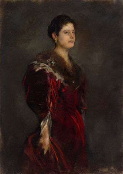 Marie Baronin Harkányi af Franz von Lenbach