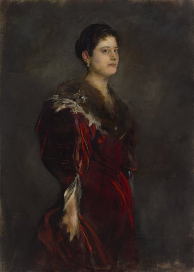 Marie Baronin Harkányi af Franz von Lenbach