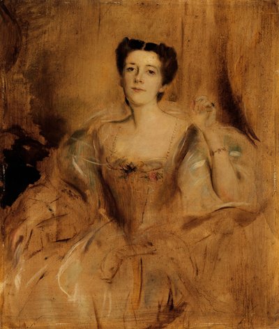 Mary Lady Curzon af Kedleston af Franz von Lenbach