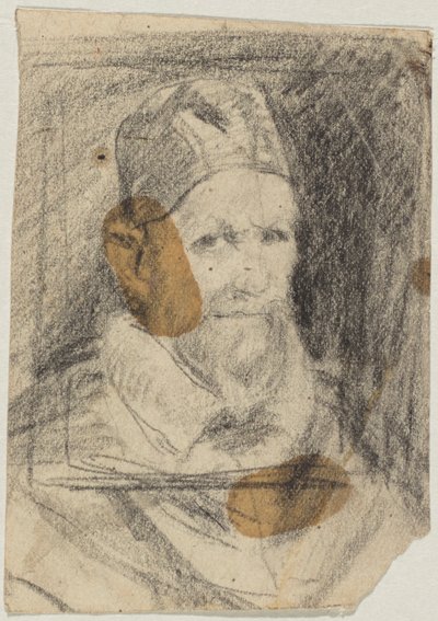 Pave Innocens X efter Velázquez af Franz von Lenbach