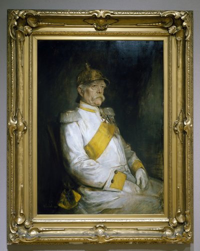 Portræt af Otto Eduard Leopold von Bismarck af Franz von Lenbach