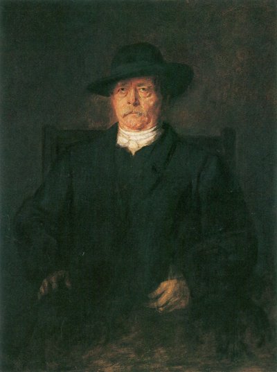 Portræt af Otto von Bismarck af Franz von Lenbach