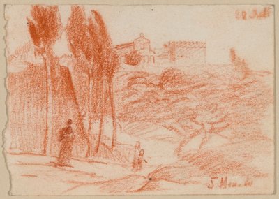 San Miniato al Monte i Firenze af Franz von Lenbach