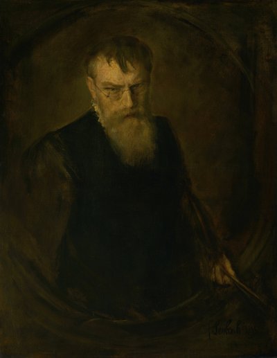 selvportræt af Franz von Lenbach