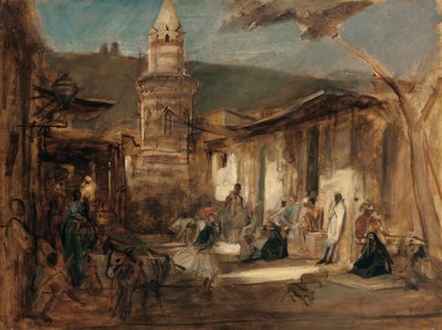 Gade i Kairo af Franz von Lenbach