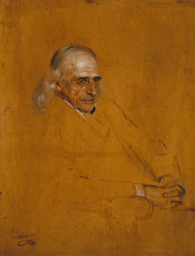 Theodor Mommsen. Studie af Franz von Lenbach