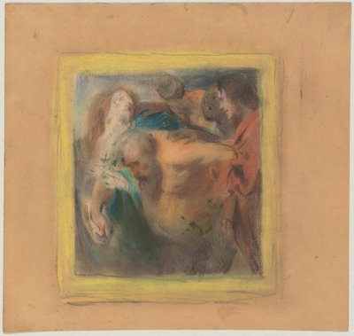 Trunkener Silen; nach Rubens, freie Variation af Franz von Lenbach
