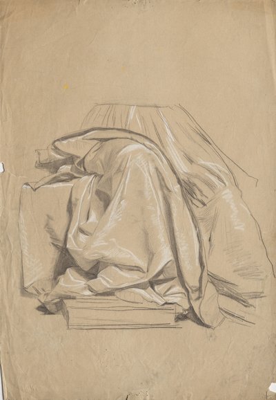 Draperiestudie af Franz von Matsch