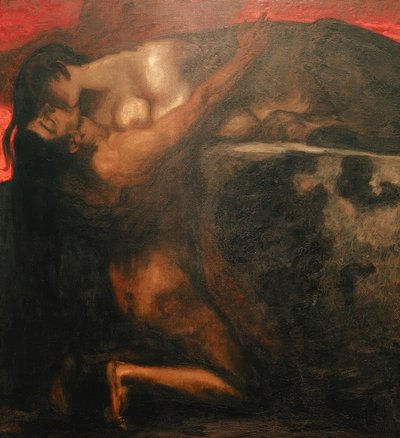 Sfinksens kys af Franz von Stuck