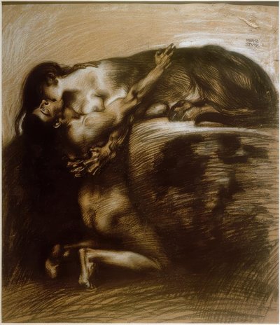 Sfinksens kys af Franz von Stuck