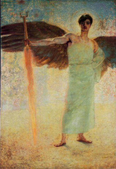 Paradisets vogter af Franz von Stuck