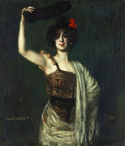 Danserinden Saharet af Franz von Stuck