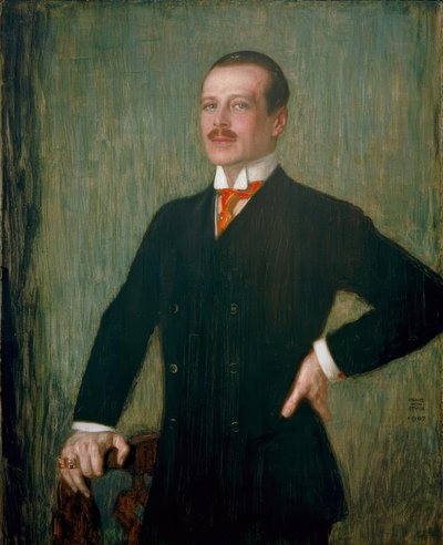 Ernst Ludwig von Hessen / Gem. Stykke af Franz von Stuck