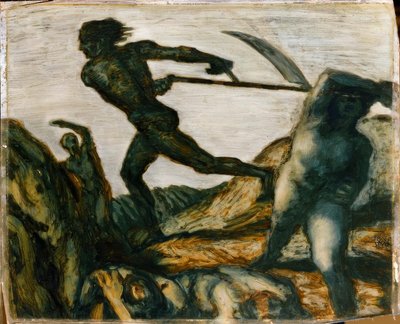 Franz von Stuck, Reaperen / maleriet, omkring 1923 af Franz von Stuck