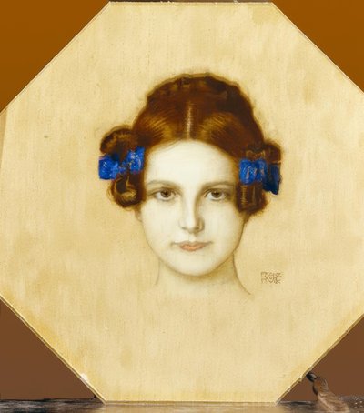 Franz von Stuck, Mary med blå bånd af Franz von Stuck