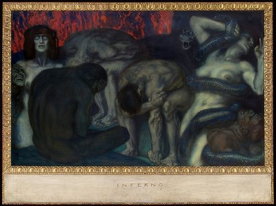 Helvede. 1908 af Franz von Stuck