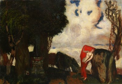 Iphigenia i Tauris, ca. 1890. af Franz von Stuck