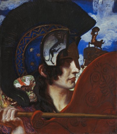 Kampen mod Amazon af Franz von Stuck