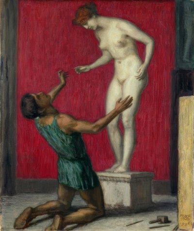 Pygmalion af Franz von Stuck