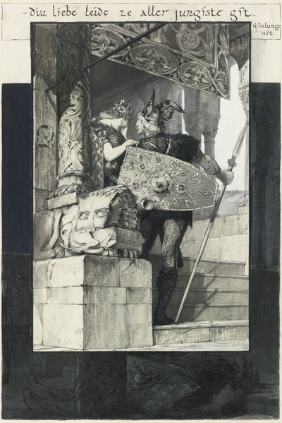 Siegfried og Kriemhild af Franz von Stuck