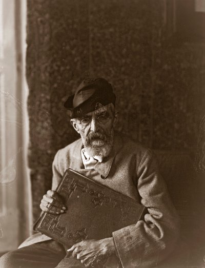 Portræt af den italienske maler Domenico Morelli (1826-1901) af Fratelli Alinari Fratelli Alinari