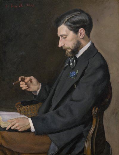 Edmond Master, 1869. af Frédéric Bazille