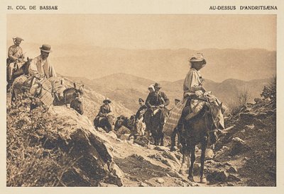Bassæ Pass. Over Andritsæna af Frédéric Boissonnas