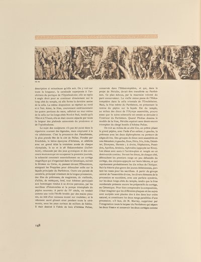Den vestlige frise på Parthenon af Frédéric Boissonnas