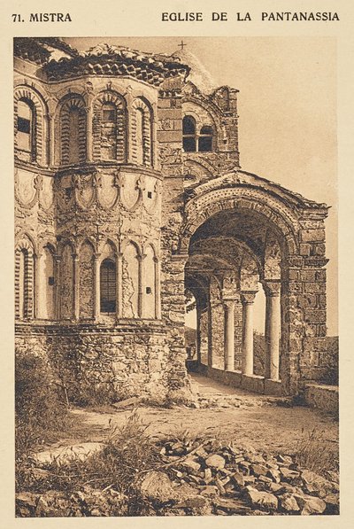 Mistra. Kirken i Pantanassia af Frédéric Boissonnas