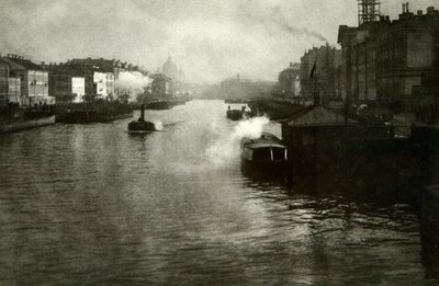 Fontanka-floden i Skt. Petersborg, Rusland, 1900-tallet af Fred Boisson