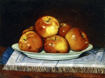 Slut på høsten (olie om bord) af Fred C. Brown