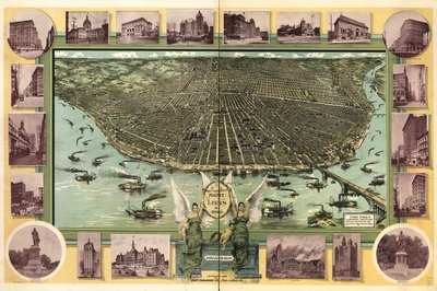 Saint Louis i 1896. af Fred; Fred Graf Engraving Co. Graf