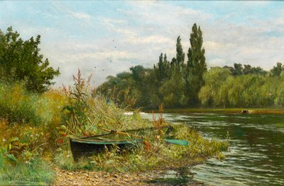 Et stille sted ved Themsen, 1882 af Fred Hines