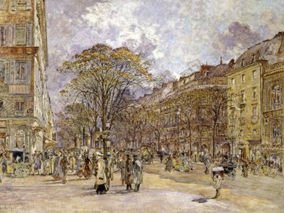 Italialaisten bulevardi, Pariisi af Frederic Anatole Houbron