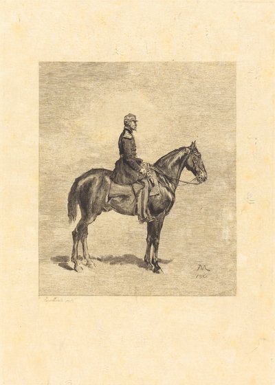 Rytter af Frederic Auguste La Guillermie after Jean Louis Ernest Meissonier