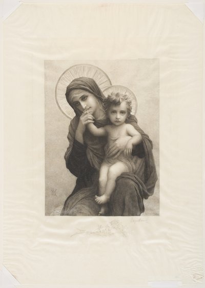 Madonna og barn af Frederic Auguste Laguillermie