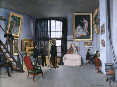 Bazilles studie af Jean Frederic Bazille