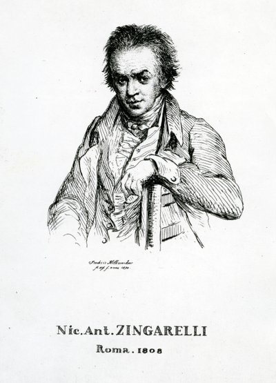 Niccolo Antonio Zingarelli, 1870 af Frederic Desire Hillemacher