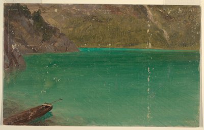 Alpine sø (Bayern eller Schweiz) af Frederic Edwin Church